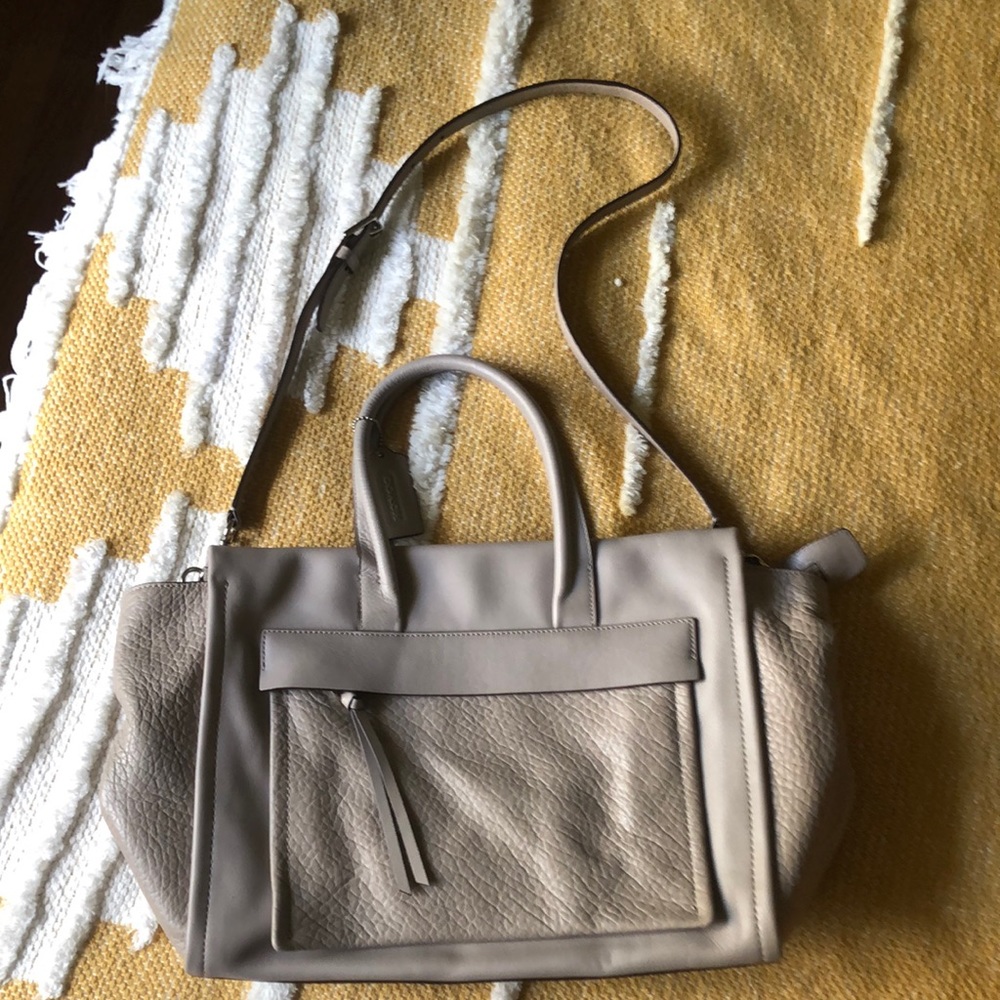Gray COACH bag